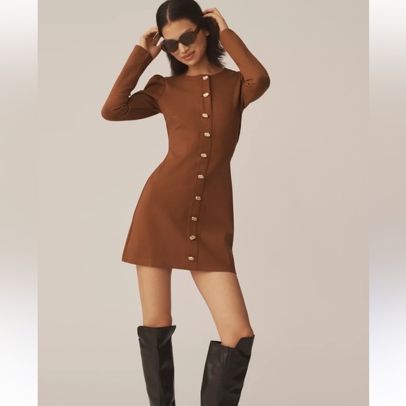 Reformation x Anthropologie Micah Knit Dress xs new with tags - Picture 1 of 12